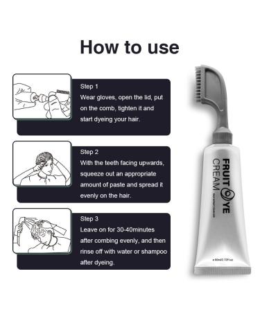 Fruit Love Hair Color Cream with Comb Applicator  60ml