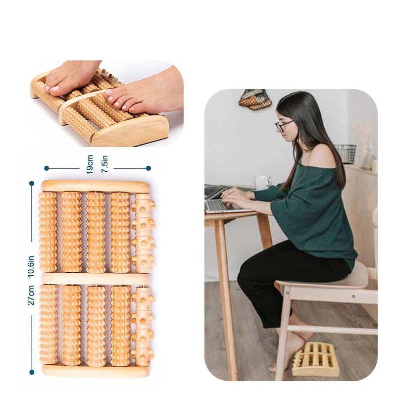 Wooden Foot Massager | Stress Release Tool